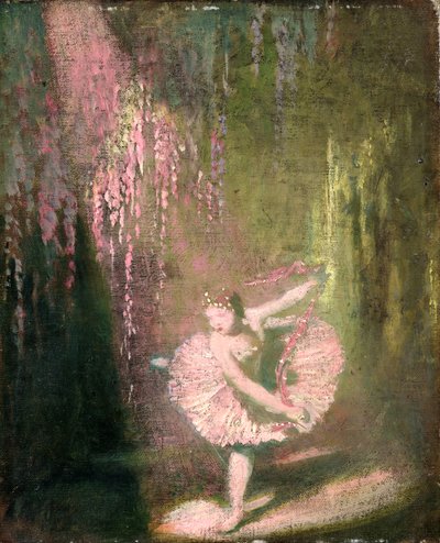 砂糖梅の妖精のダンス、1908-9（キャンバスボードに油彩） 作： Glyn Warren Philpot