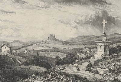 ラデロール城、1832 年。 作： Godefroy Engelmann