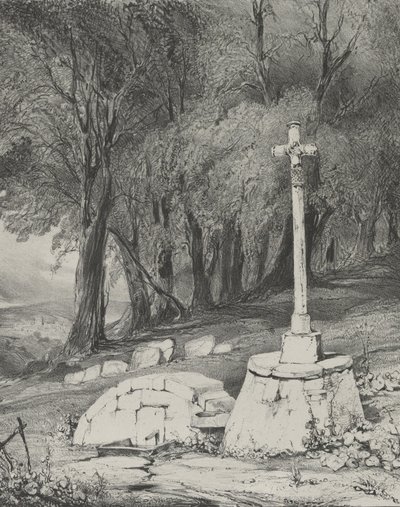 1831年、クレルモントからロイヤルまでの道を横断します。 作： Godefroy Engelmann