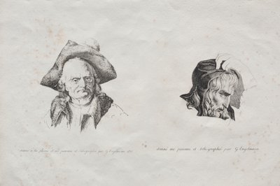 リトグラフエッセイ集 二つの頭 作： Godefroy Engelmann