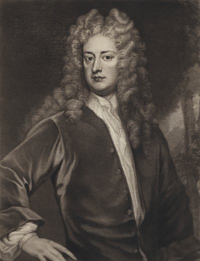 ジョセフ・アディソン（リトグラフ 作： Godfrey (after) Kneller