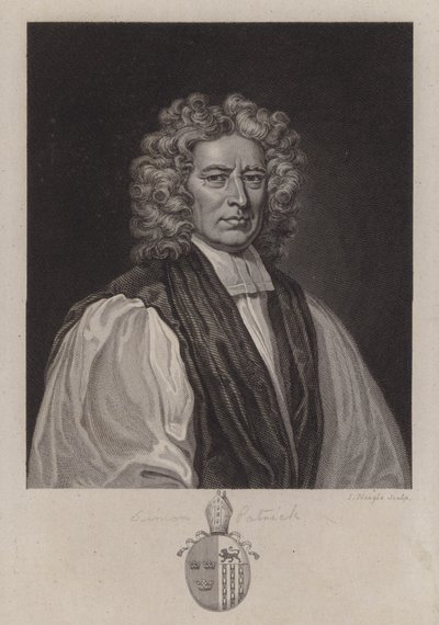 サイモン・パトリック（イーリー司教）（彫刻作品 作： Godfrey (after) Kneller