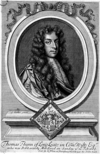 Thomas Thynne of Longleat (1648-82), Robert White (1645-1703) (エングレーヴィング) 作： Godfrey (after) Kneller