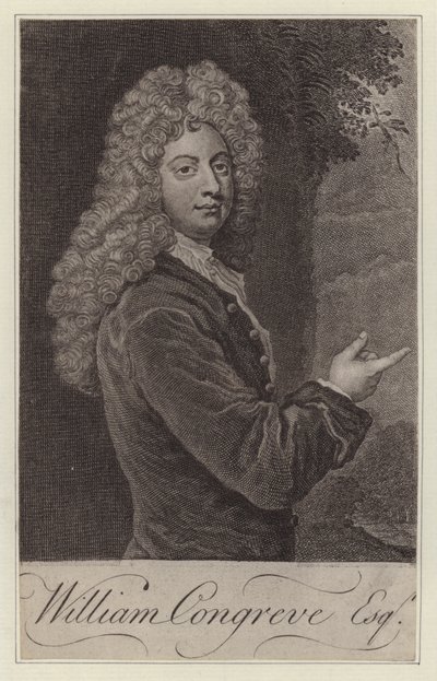 ウィリアム・コングリーブ（イギリスの劇作家）（彫刻作品 作： Godfrey (after) Kneller