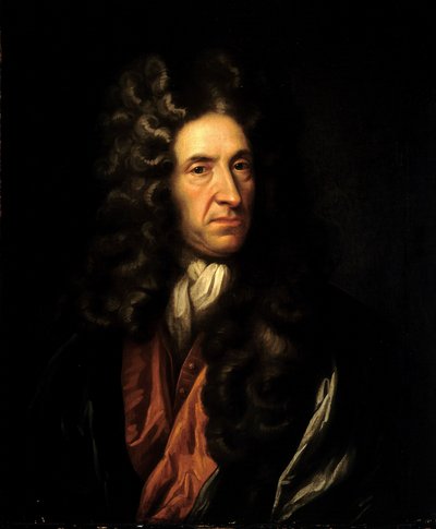 ダニエル・デフォー（1660-1731） 作： Godfrey (manner of) Kneller