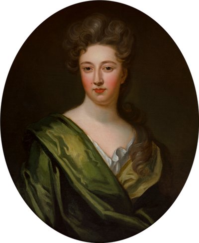 ポートレートレディダイアナフィールディング（1659-1731）、1679-1723年頃（キャンバスに油彩） 作： Godfrey (studio of) Kneller