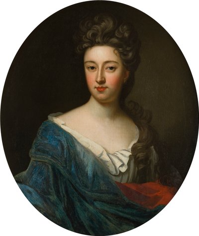 レディ・ダイアナ・フィールディング（1659-1731）の肖像、1680-1731年頃（キャンバスに油彩） 作： Godfrey (studio of) Kneller