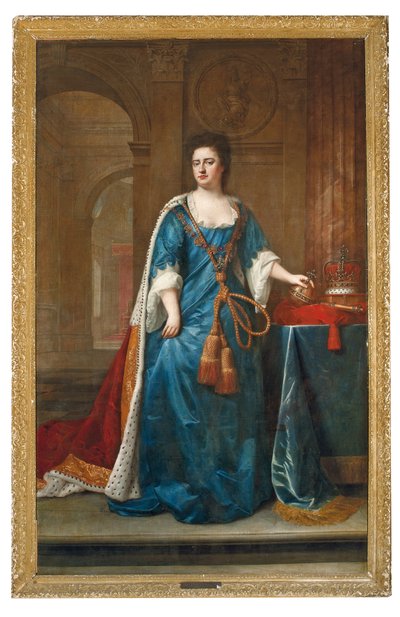アン女王の肖像 (1665-1714) 作： Godfrey (studio of) Kneller
