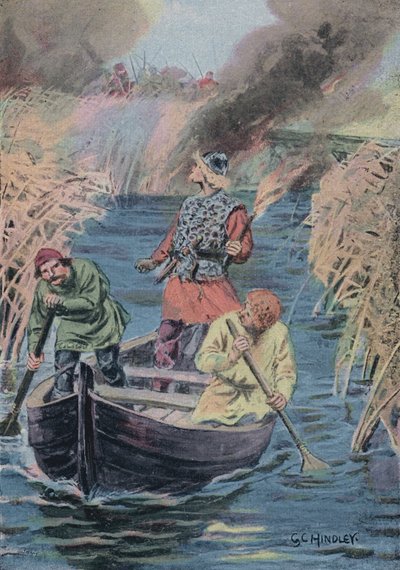 ワケに向かってワケが火をつける 作： Godfrey C. Hindley