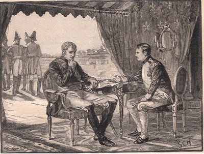Tilsit AD 1807の条約 作： Godfrey C. Hindley