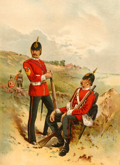 第57-ケンブリッジ公爵ミドルセックス、1890年。 作： Godfrey Douglas Giles