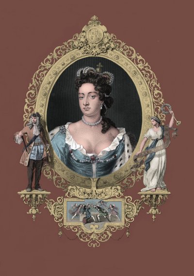 アン・クイーン・オブ・グレート・ブリテン 作： Godfrey Kneller