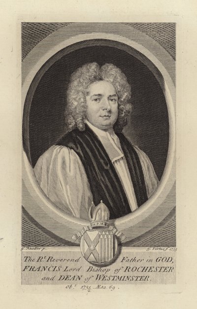 ロチェスターのフランシス卿司教 作： Godfrey Kneller
