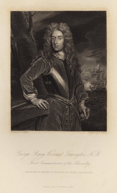 ジョージ・バイン子爵トリントン 作： Godfrey Kneller