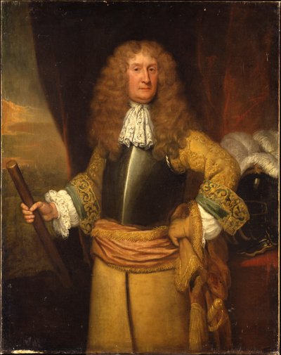 1680年頃、ワルドゥールの3番目の卿、ヘンリー、バトンをマスターオブザホースとして保持 作： Godfrey Kneller