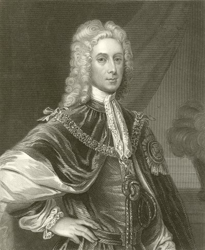 アーガイルとグリニッジのジョン公爵 作： Godfrey Kneller