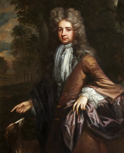 ジョン・スクロープ（ブリストルの記録係）（油彩・キャンバス 作： Godfrey Kneller