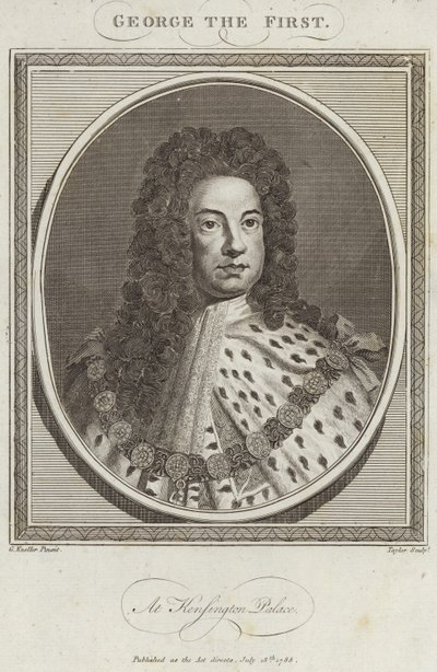 イギリスとアイルランドのジョージ1世 作： Godfrey Kneller