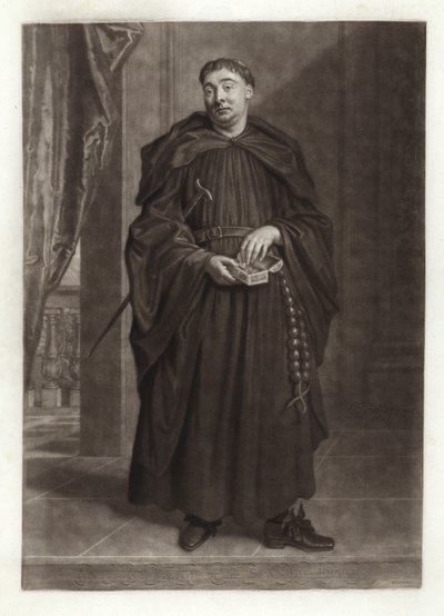 スペインの兄弟でドミニク神父としてのアンソニー・リーの肖像 作： Godfrey Kneller
