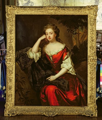 キャサリン・ルーシーの肖像 作： Godfrey Kneller