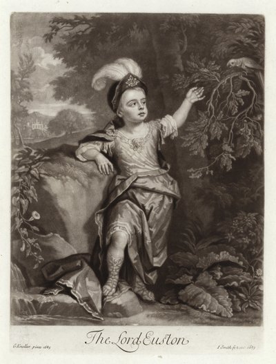 チャールズ・フィッツロイの肖像 作： Godfrey Kneller