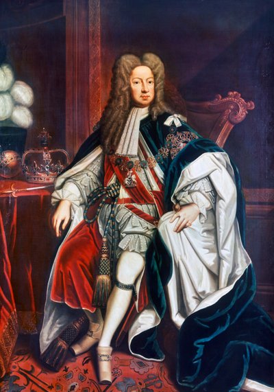 ゲオルク・ルートヴィヒ・フォン・ハノーファーの肖像（ドイツ・オスナブリュック 作： Godfrey Kneller