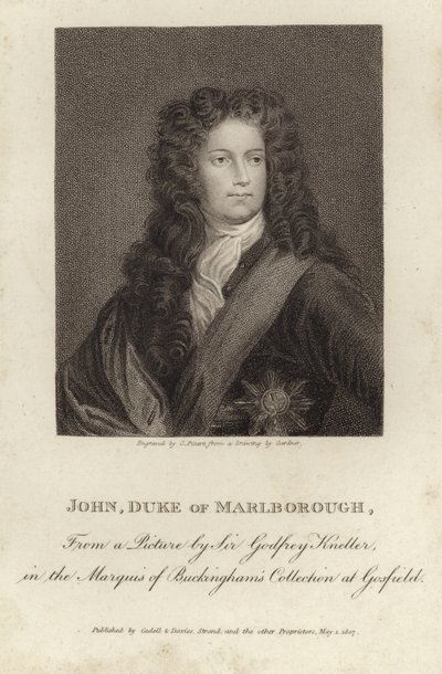 マールボロ公ジョン・チャーチルの肖像 作： Godfrey Kneller