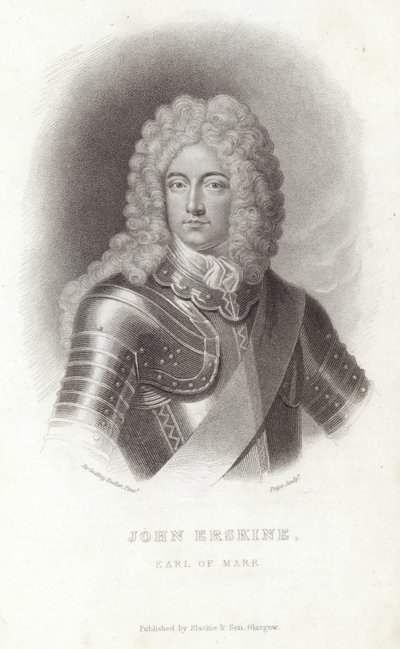 ジョン・アースキンの肖像 作： Godfrey Kneller