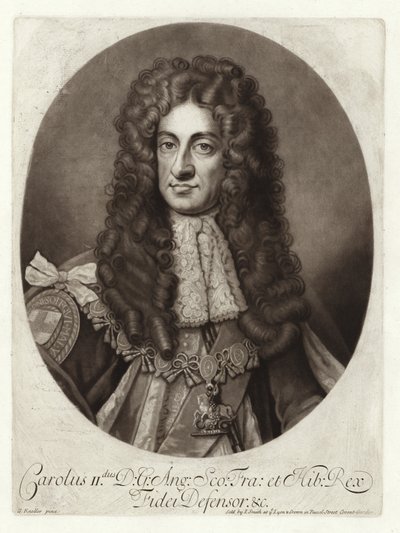 チャールズ2世の肖像 作： Godfrey Kneller