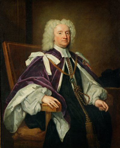 ジョナサン・トレローニー卿の肖像 作： Godfrey Kneller