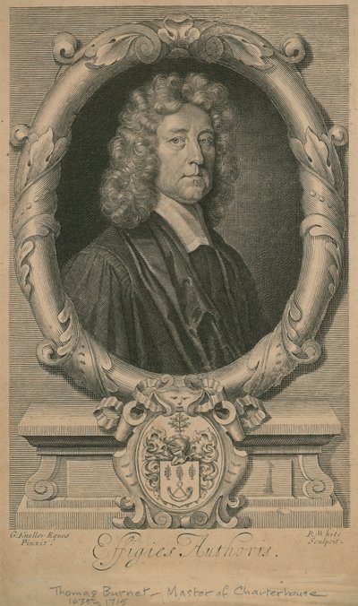 トーマス・バーネットの肖像 作： Godfrey Kneller