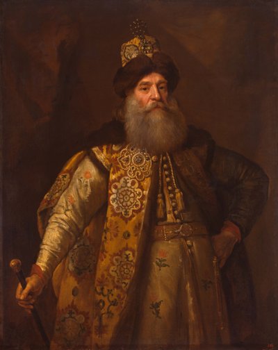 ピョートル・イワノビッチ・ポチョムキン大使の肖像1617-1700、1682 作： Godfrey Kneller