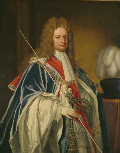ロバートハーレー、オックスフォード初代伯爵、1714年 作： Godfrey Kneller