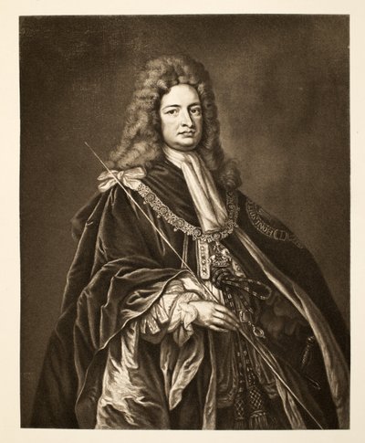 ロバートハーレー、オックスフォード伯爵、パブ。 1902（コロタイプ） 作： Godfrey Kneller