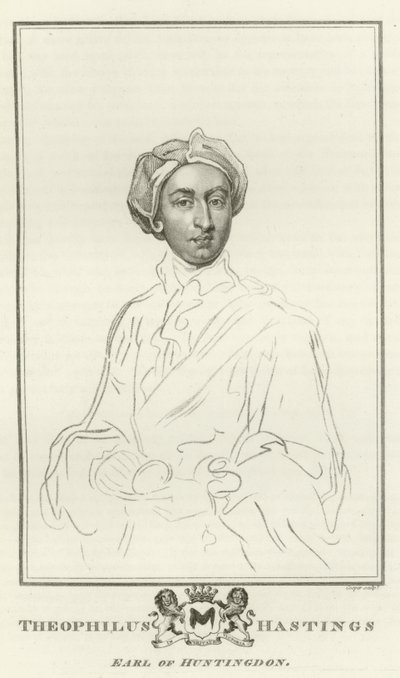 テオフィルス・ヘイスティングス、ハンティンドン伯爵 作： Godfrey Kneller