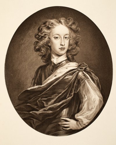 ウィリアム、グロスター公爵、パブ。 1902（コロタイプ） 作： Godfrey Kneller