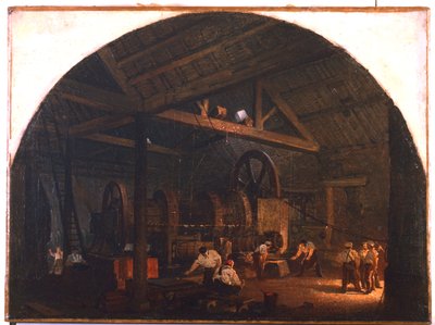 Tilt Forge、c1845-1866 作： Godfrey Sykes