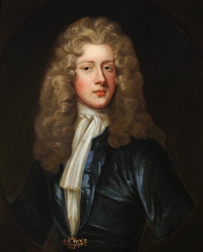 紳士の肖像 作： Godfrey circle of Kneller