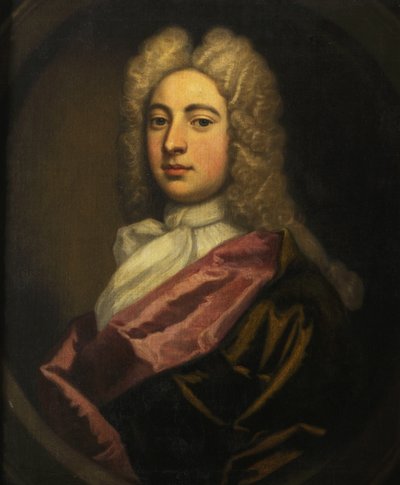 紳士の肖像 作： Godfrey follower of Kneller