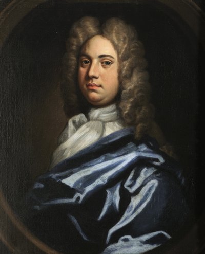 紳士の肖像 作： Godfrey follower of Kneller