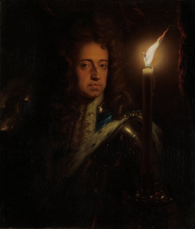 オレンジのウィリアム3世の肖像1650-1702 作： Godfried Cornelisz Schalcken