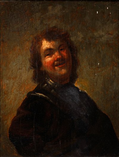 レンブラントの笑い、1658 作： Godfried Cornelisz Schalcken