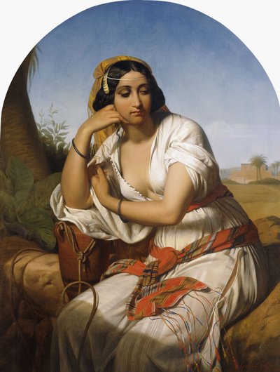ベドウィンの女、1848 作： Godfried Guffens