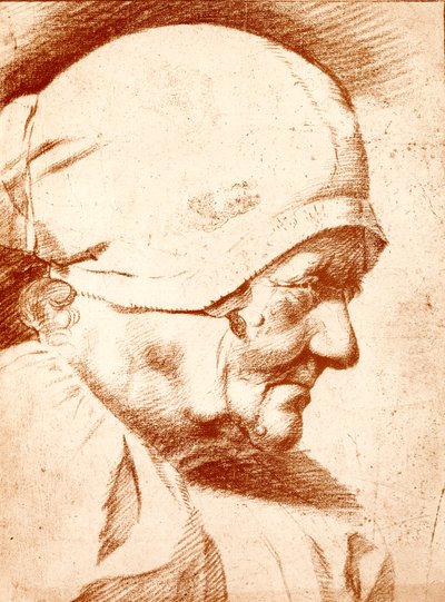 老婆の頭 作： Godfried Schalcken