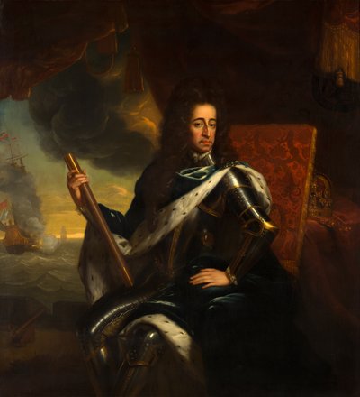 総督王ウィリアム3世の肖像 (1650-1702) 作： ゴッドフリード・シャルケン