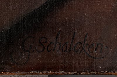 自画像（詳細）、1706年以前（キャンバスに油彩） 作： Godfried Schalcken