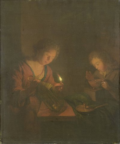  作： Godfried Schalken or Schalcken