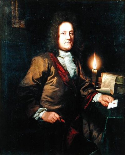 ベイジングストークの弁護士、ジョン・アクトンの肖像（油彩・キャンバス 作： Godfried Schalcken