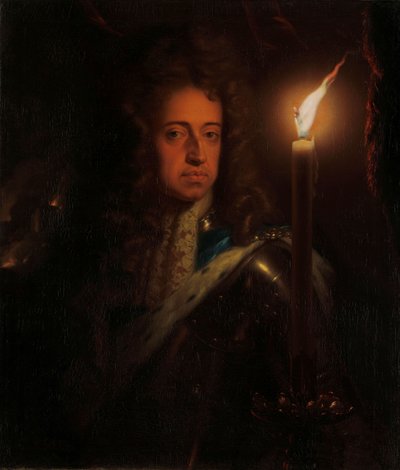 ウィリアムオブオレンジ、キングオブイングランド、スタッドホルダー、c。 1692-97 作： Godfried Schalcken