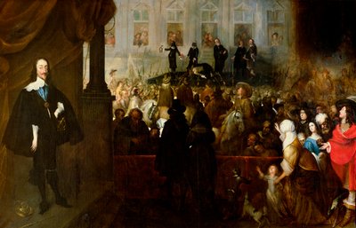 1649年1月30日、ホワイトホールでのチャールズ1世（1600〜49年）の処刑 作： Gonzales Coques